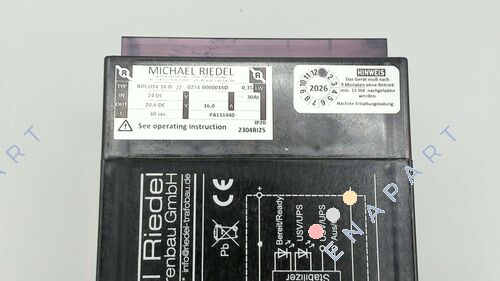 0251- 0000016D / RDCUSV16D DC20,6V