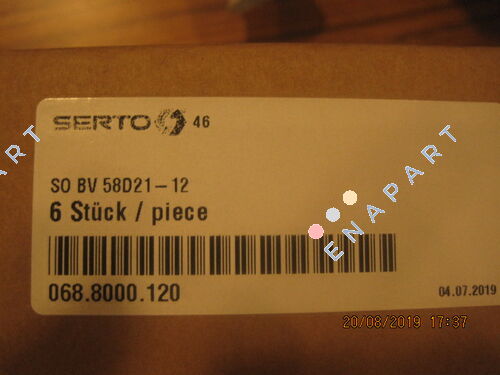 P/N: 068.8000.120, Type: SO BV 58D21-12