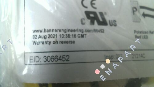 3066452 / QS18VP6LPQ8 Retroreflektif, Polarize Optik Sensör