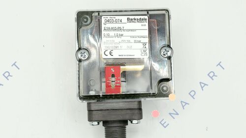 P/N: 0403-074, Type: E1H-H15-P6-T Basınç şalteri