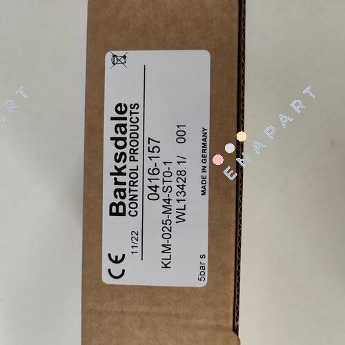 P/N: 0416-157, Type: KLM-025-M4-ST0-1 basınç şalteri