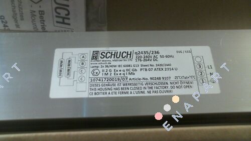 q2435/236 - 902489107 EXPROF ARMATÜR ELEKTRONİK BALASTI