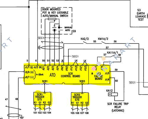 0135-28096 (DIGITAL SCR KIT (480v)) Dijital SCR Kiti