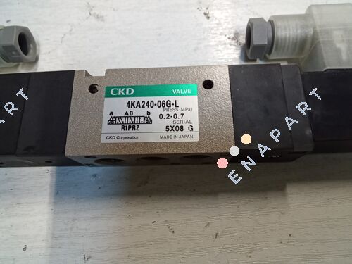 4KA240-06G-L-DC24V 5 Portlu Pilot Kumandalı Solenoid Valf