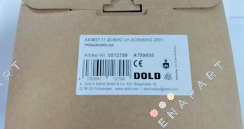 p/n: 0012799, Type: AA9837.11 20-60HZ UH AC50/60HZ 230V Frekans Rölesi