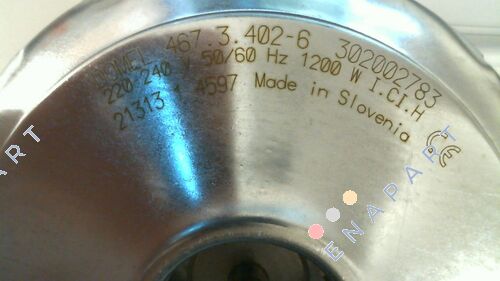 467.3.402-6 elektrikli süpürge motoru, emme türbini, termal koruma