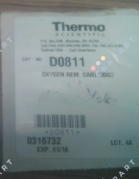 D0811 Oksijen çıkarma kartuşu
