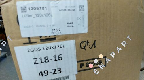 2GDS15 120/126L Z18-16 SANTRİFÜJ FAN