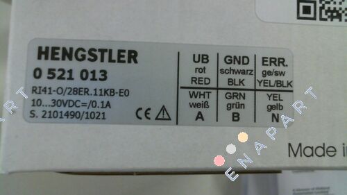 p/n: 0521013, Type: RI41-O/   28ER.11KB-E0 Artımlı Kodlayıcı