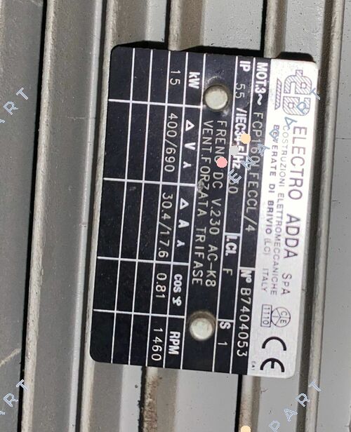 Type FCP 160 L - FECCL-4 Üç Fazlı Asenkron Fren Motoru