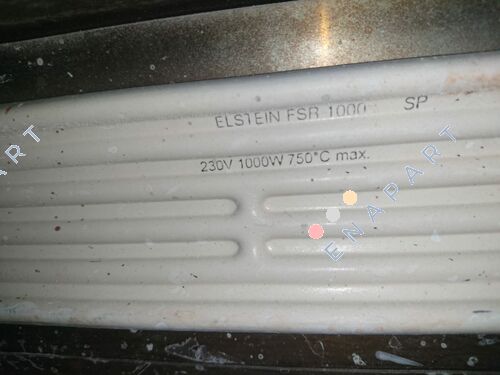 1010301001 / FSR/2 500W 230V Seramik kızılötesi panel yayıcılar