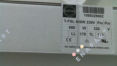 T-FSL 600 W 230 V Seramik kızılötesi uzun yüz ısıtıcı