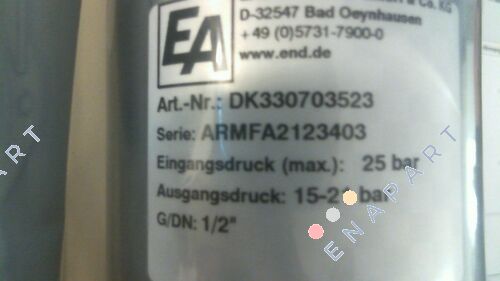 DK330703523 Piston basınç regülat