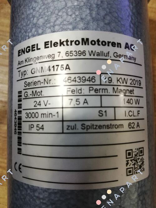 8041001444 Type GNM4175A Motorlu