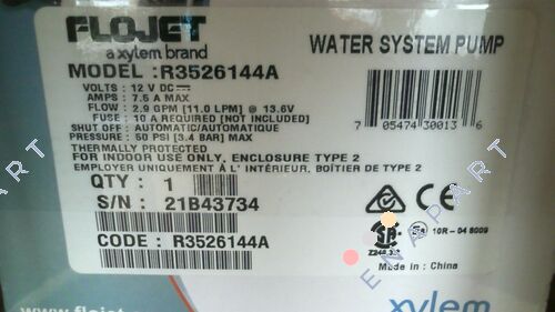 R3526-144A 12V Pompa