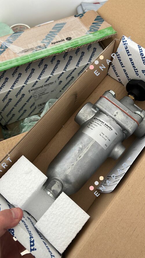 21003/01 Alüminyum kapaklı ve çanak ile dizel ve akaryakıt için kendi kendini temizleyen filtre