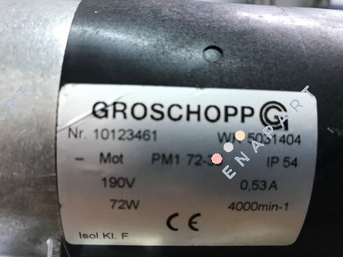 PM1 72-35 DC emniyetli mıknatıs dişli motoru