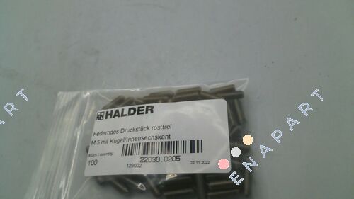 22030.0205 Topu ve iç altıgen ile Yaylı Piston