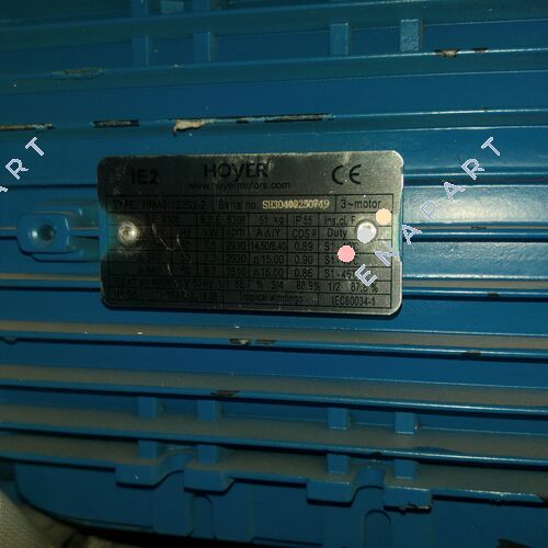 HMA2 132S2 2p B5 Denizcilik motoru