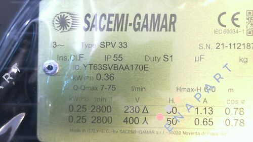 SPV 33-TRI (SPV 33 170T) Dalgıç Pompa