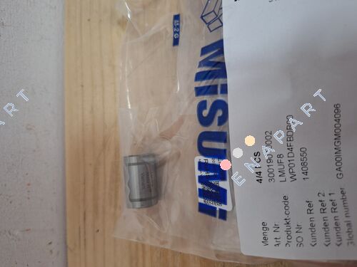 LMUF8 INOX doğrusal bilyalı rulman