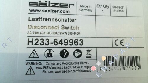H233-649963 Özel şalter