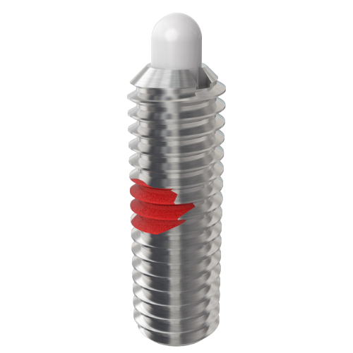 Delrin Tip / Stainless Steel Spring Plungers
