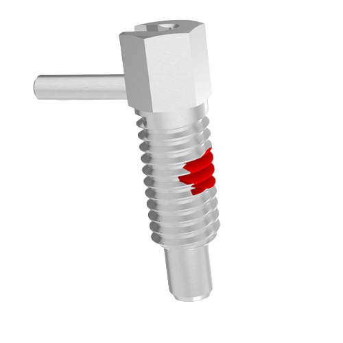 Short L-Handle Retractable Locking Plungers