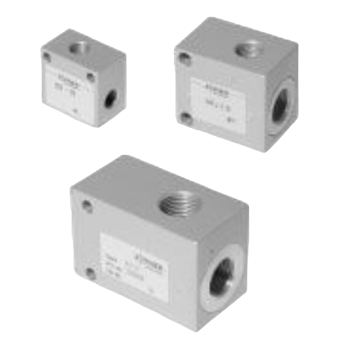 LOGIC VALVES, QUICK VENTS AND THROTTLES, VARIOUS CONNECTION SIZES FROM THE KNORR PNEUMATICS PROGRAM