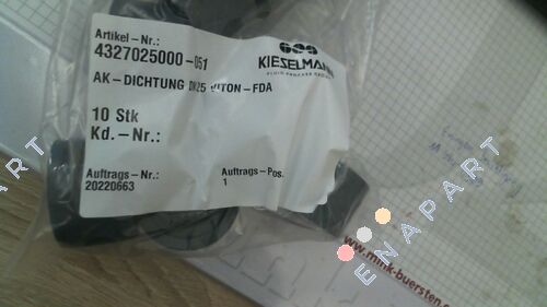 4327025000-051 DIN DN 25 FKM kelebek vanası için özel conta
