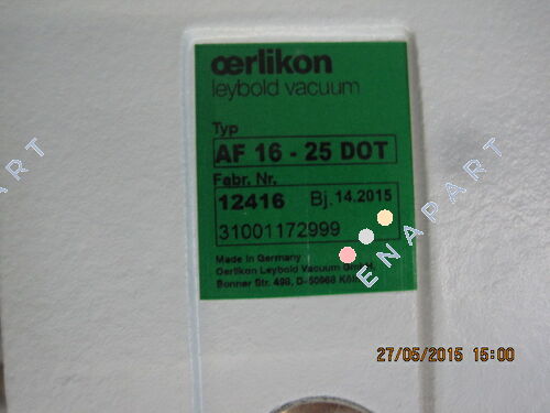 12416  AF 16 - 25 DOT  Auspuff-Filter  Anschluss DN 25KF Gaz filtrasyon için bir aygıt (değil hava)