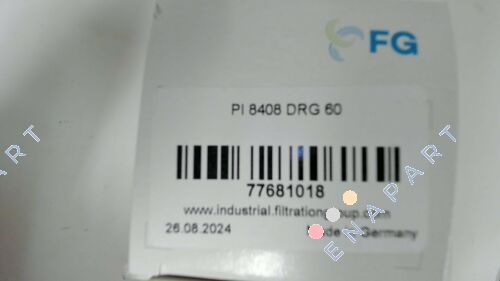 p/n: 77681018; Type: PI 8408 DRG 60 filtre elemanı