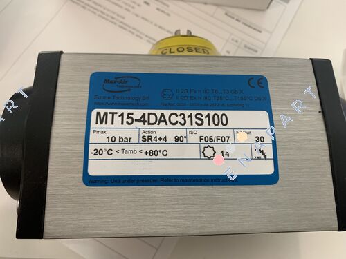 MT15-4DAC31S100 Pnömatik aktüatör