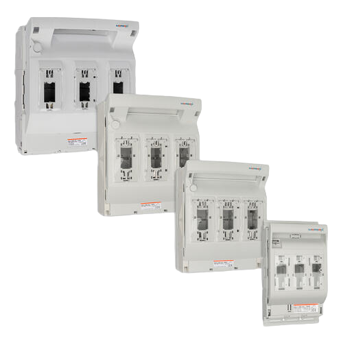 MULTIBLOC® 800VAC, Design for Bottom Fitting 3-pole Size 00, 1, 2 and 3