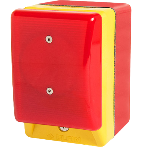 Palm switch, latching, mushroom button