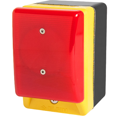 Palm switches, mushroom button, with enclosure