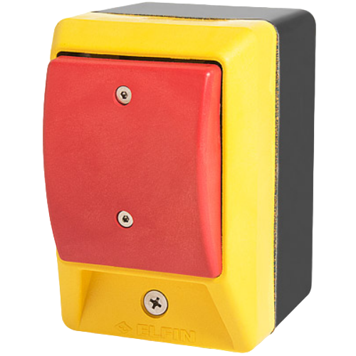 Palm switches, dome button, with enclosure