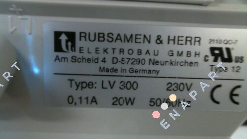 LV 300 (230V AC blowing) fan ve filtre