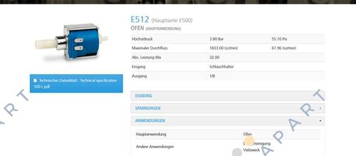  CEME E512  piston pompası