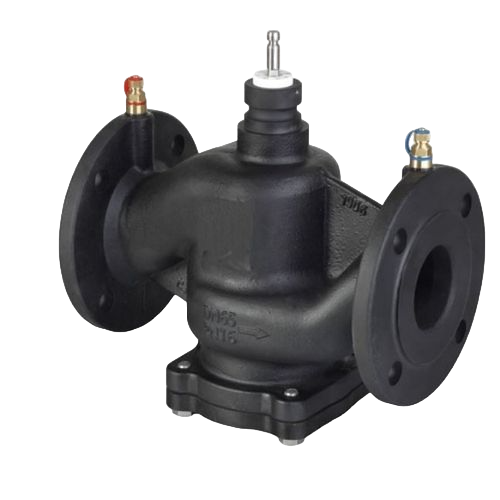 2-way regulating valve for dynamic hydronic balancing, PN 16, Valveco flange -VDL 050…100