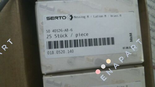 018.0520.154 / SO 40526-A8-8 Hortum başlığı önceden monte edilmiş