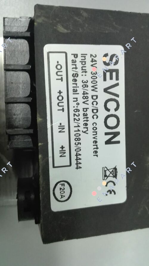622/11085 Sevcon 36/48V Giriş 24V 300W Çıkış DC/DC Dönüştürücü
