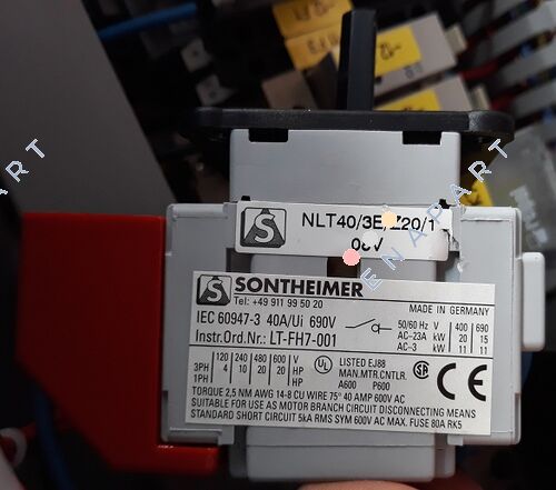 10000392 Acil stop anahtarı, 3 kutuplu