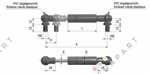 5069DC Gaz Yayı