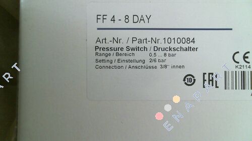 1010084 / FF4- 8 DAY basınç şalteri