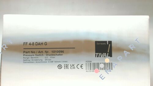 Art.No. 1010096, Type: FF 4-8 DAH G Mekanik basınç anahtarları