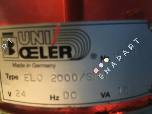 0110 1104 0240 1 , type ELO 2000 G 1/2 Acryl, NBR, SMM  UNI elektrikli yağlayıcı