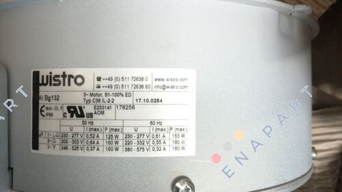 17.10.0254 üç fazlı motor, bipolar